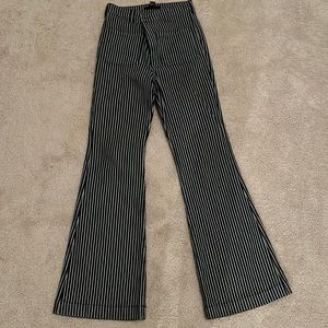 Forever 21 high waisted striped pants
